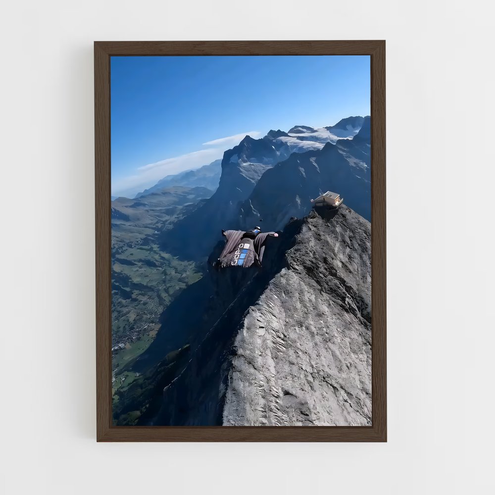 Poster Ascension Aérienne – affiche Vol en wingsuit (vue 5)